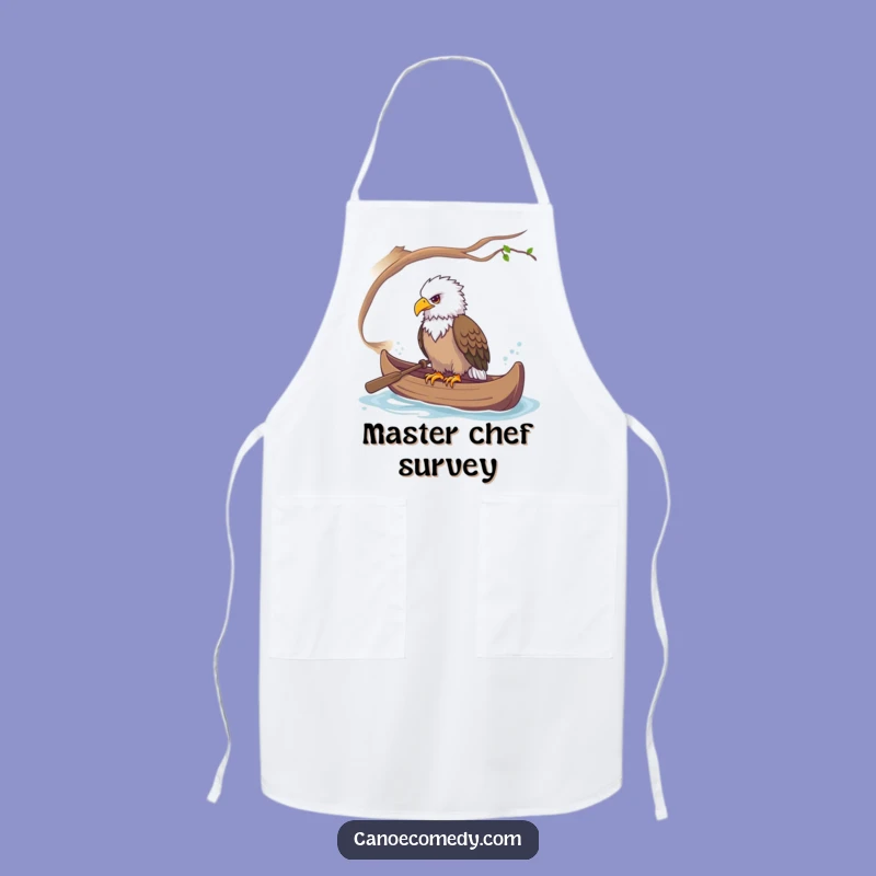 Funny Eagle Canoe Apron: Cook with Vision and Humor, a Perfect Funny Gift