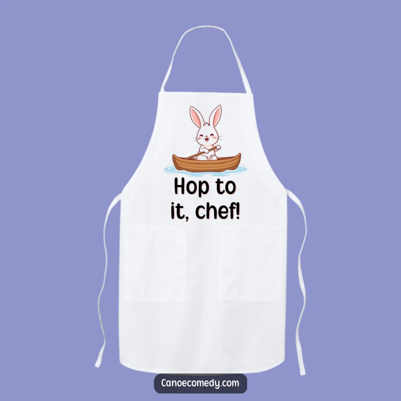 Funny Rabbit Canoe Apron: Hilarious Kitchen Fun for Cheerful Cooks