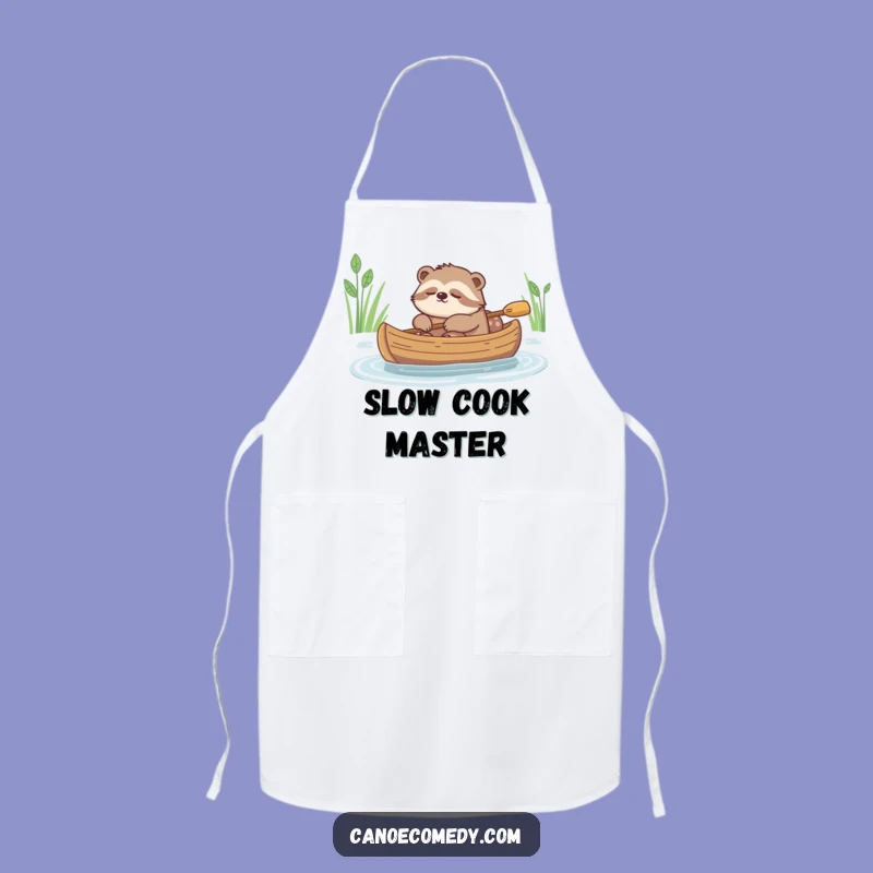 Funny Sleepy Sloth Canoe Apron: Cook with Leisure and Humor, a Perfect Funny Gift
