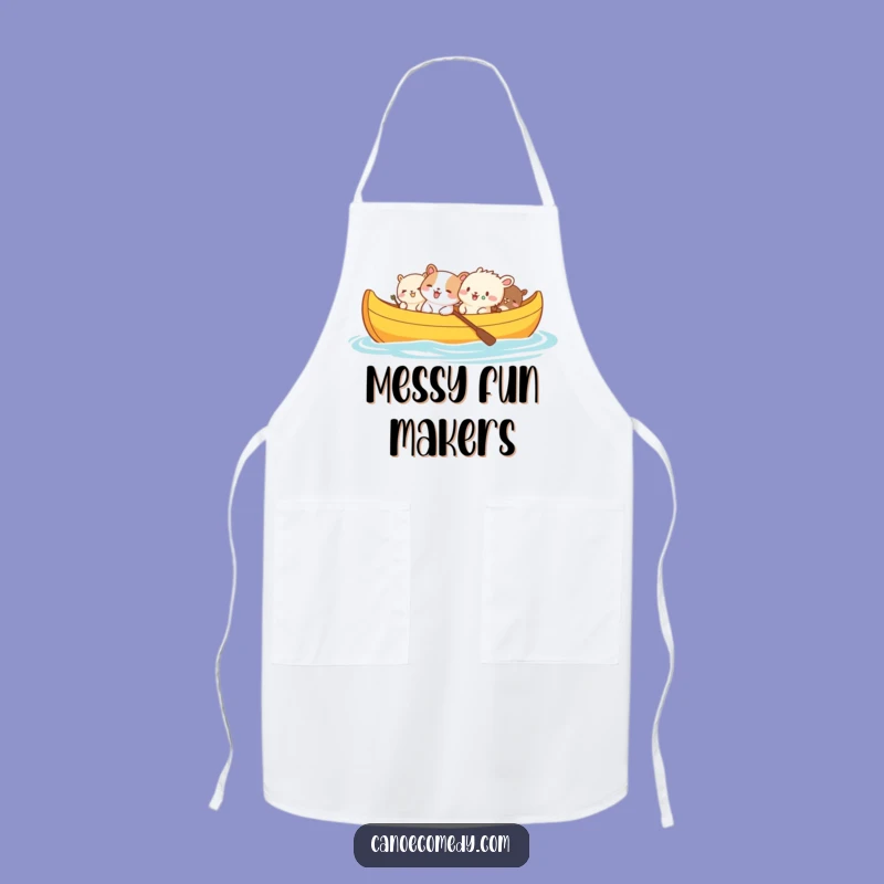 Funny Animal Canoe Giggles Apron: Cook Up Some Laughs with this Funny Gift