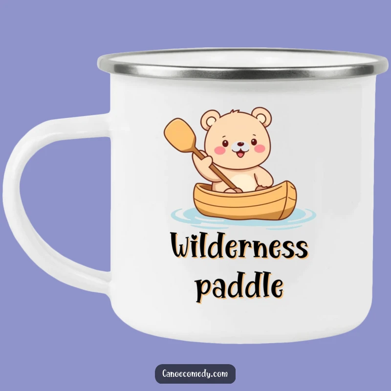 Funny Kawaii Bear River Mug - Durable & Hilarious Adventure Companion