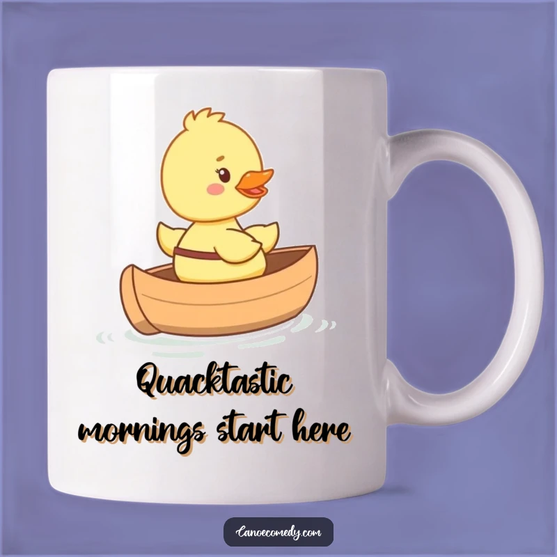 Funny Duckling in Mini Canoe Mug - Adorable & Hilarious Gift for Bird Lovers