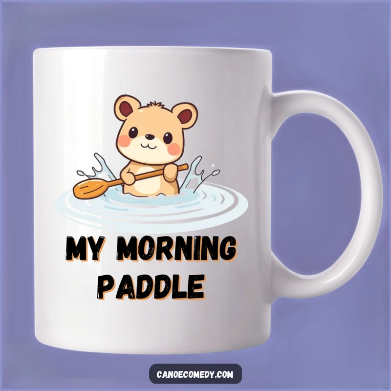 Funny Animal River Splash Mug: Perfect Playful Paddle Gift for Water Lovers