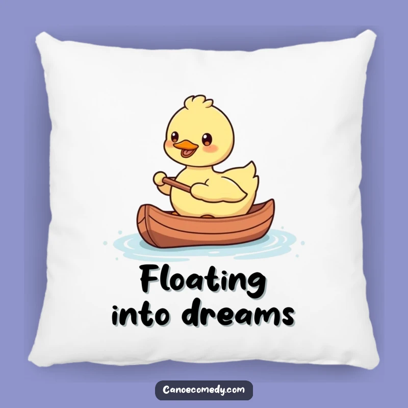 Funny Kawaii Duck Canoe Pillow: Cozy Comfort with Paddling Fun