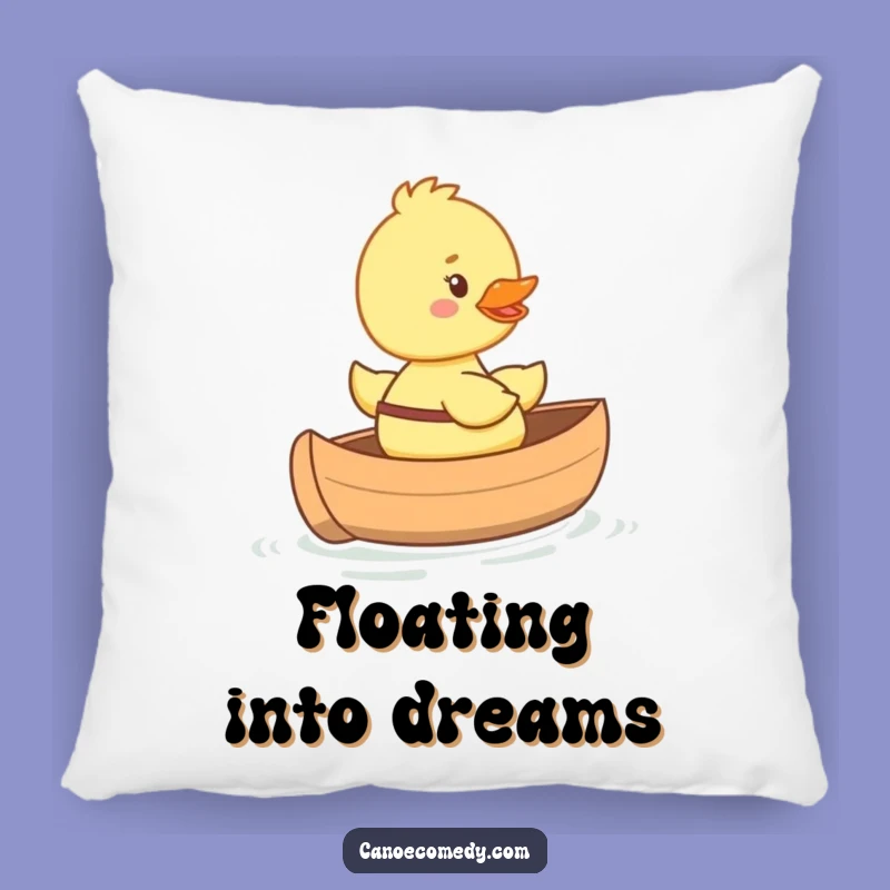 Funny Duckling in Mini Canoe Pillow - Cozy & Adorable Comfort for Your Home