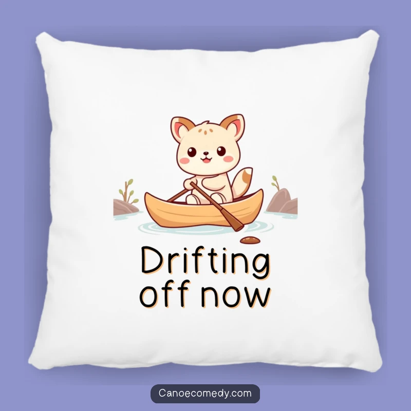 Funny Kawaii Canoe Balance Animal Pillow - Comfy and Hilarious Gift!