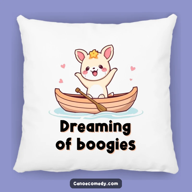 Funny Kawaii Canoe Dance Pillow: Cute Animal's Happy Moves Cushion