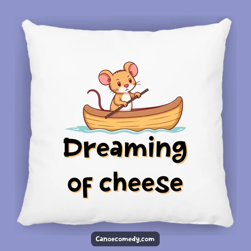Funny Mouse Captain Canoe Pillow: Comfort and Courage for a Cozy Funny Gift