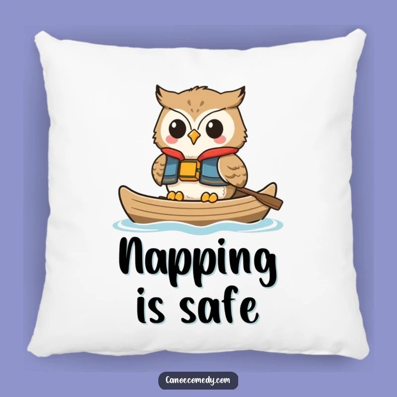 Funny Happy Owl Life Vest Pillow: Cozy Comfort and Peaceful Smiles