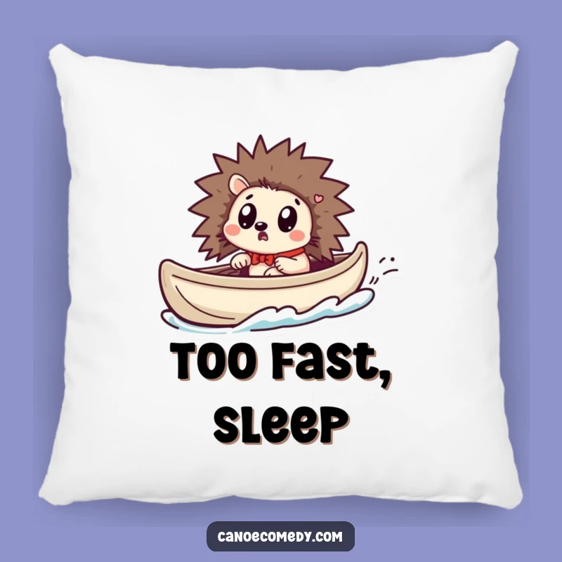 Funny Kawaii Hedgehog Pillow - Comfy and Surprised Canoe Decor Gift