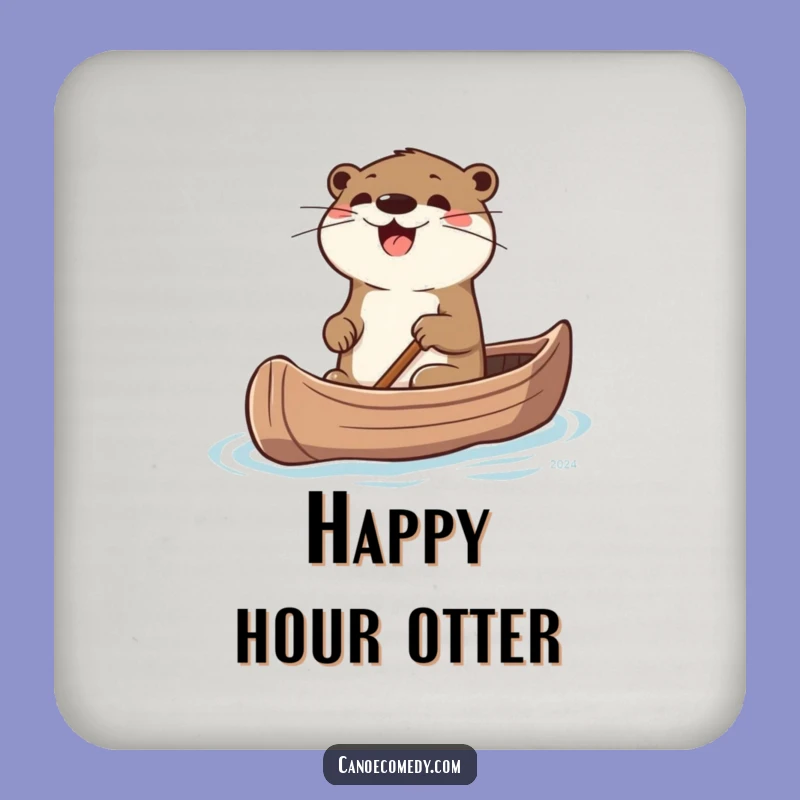 Funny Otter Canoe Adventure Coaster: Protect Surfaces with Fun