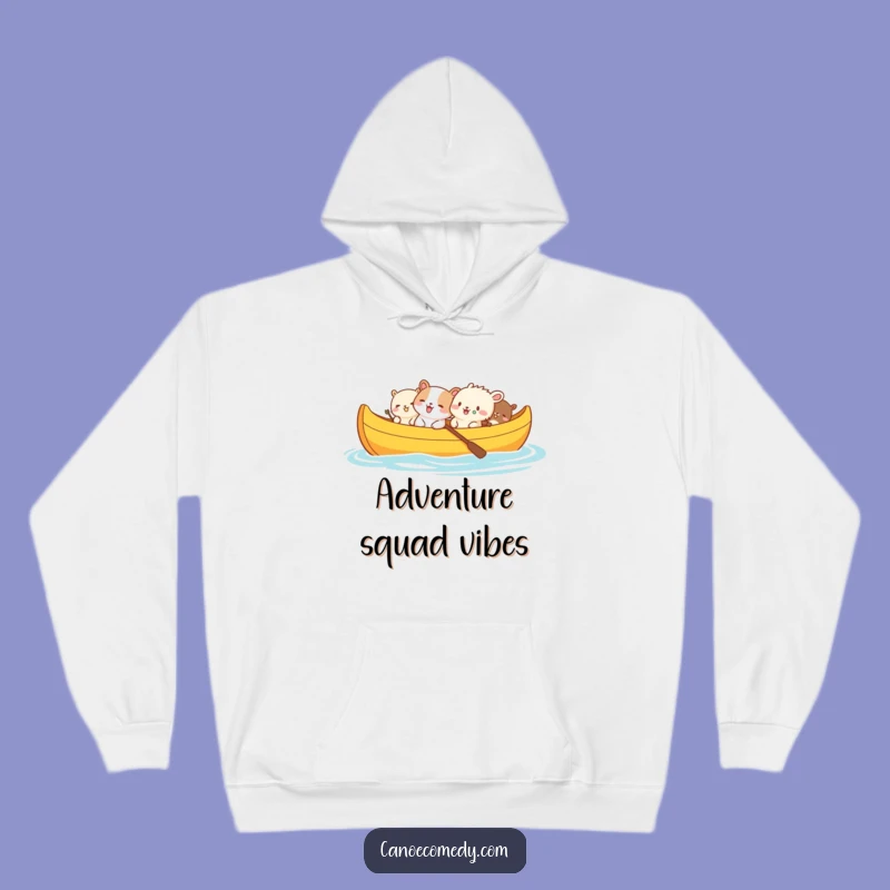 Funny Animal Canoe Giggles Hoodie: Cozy Comfort and Hilarious Vibes for a Funny Gift