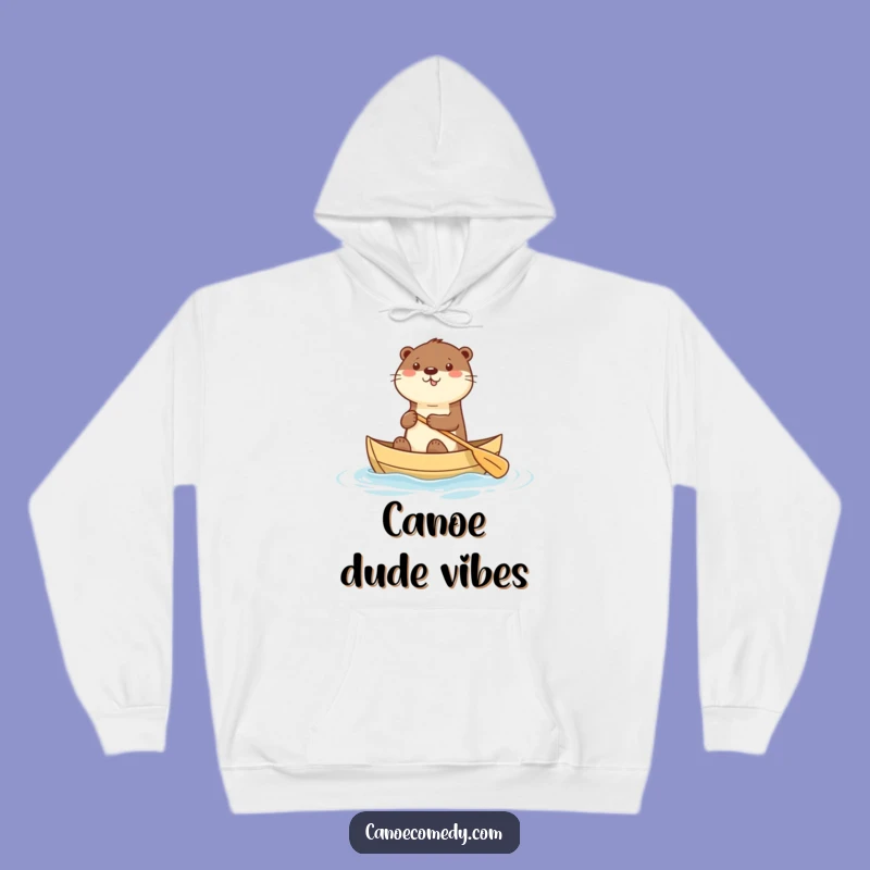 Funny Kawaii Otter Canoe Hoodie: Cozy Otter Comfort, Wonderful Funny Gift