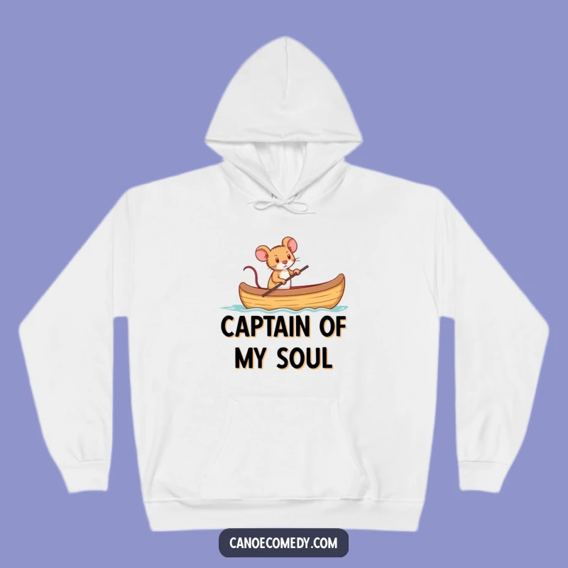 Funny Mouse Captain Canoe Hoodie: Big Ambition, Cozy Comfort, a Funny Gift