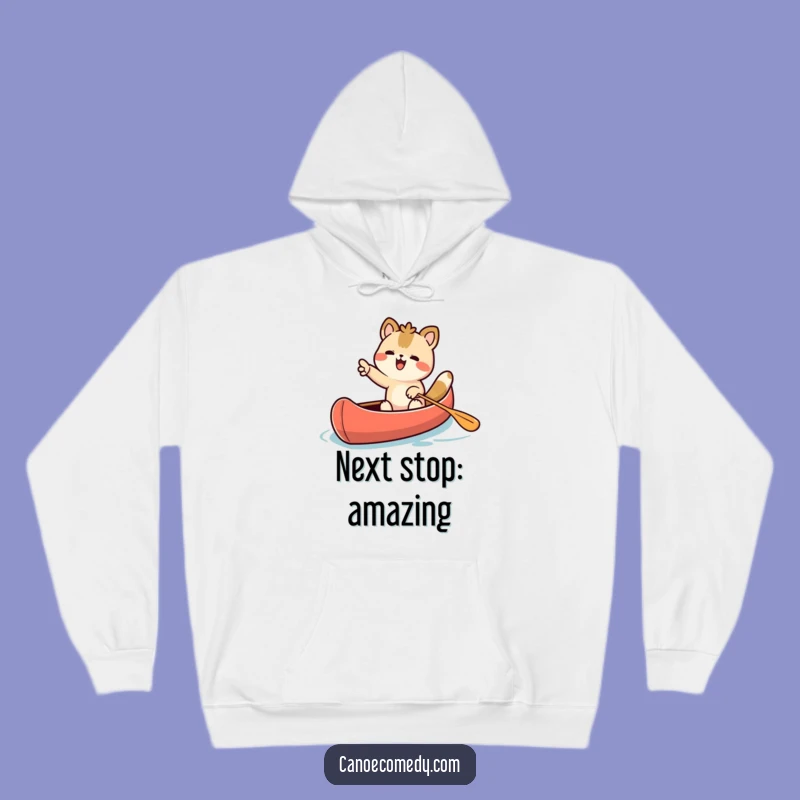 Funny Adventurous Kawaii Animal Canoe Hoodie - Warm and Exciting Gift!