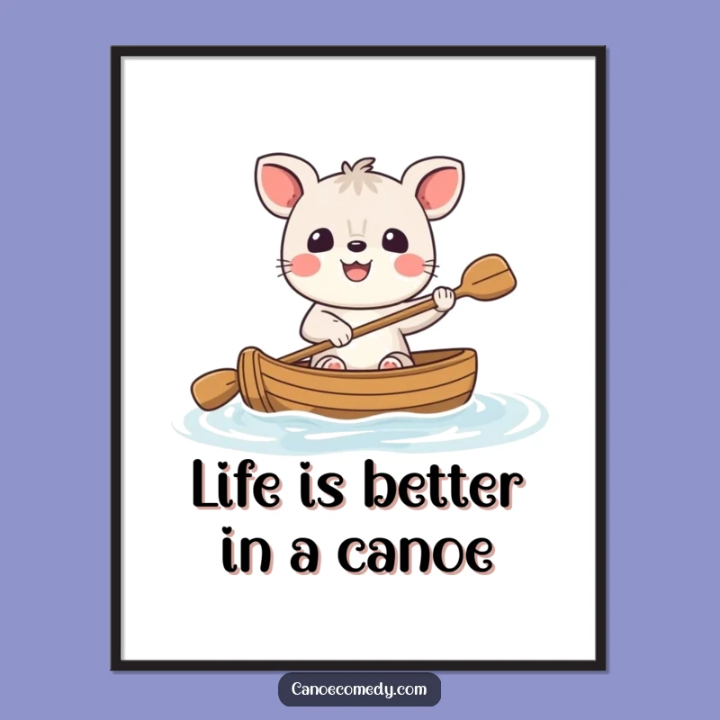 Free Printable Wall Art: Cheerful Voyage Decor! Funny Downloadable Animal Art Gift.