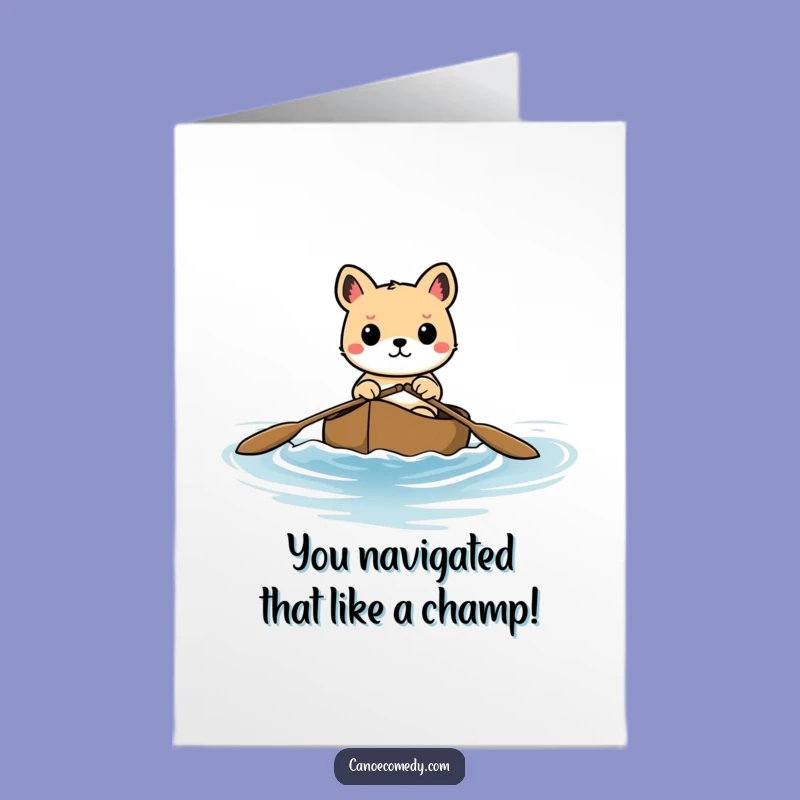 Congrats Free Printable Card: Determined Animal Journey, Downloadable Success Gift!