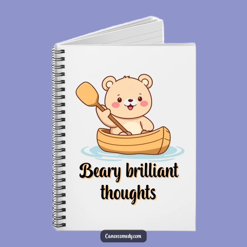 Funny Kawaii Bear Adventure Notebook - Jot Down Plans with Joy