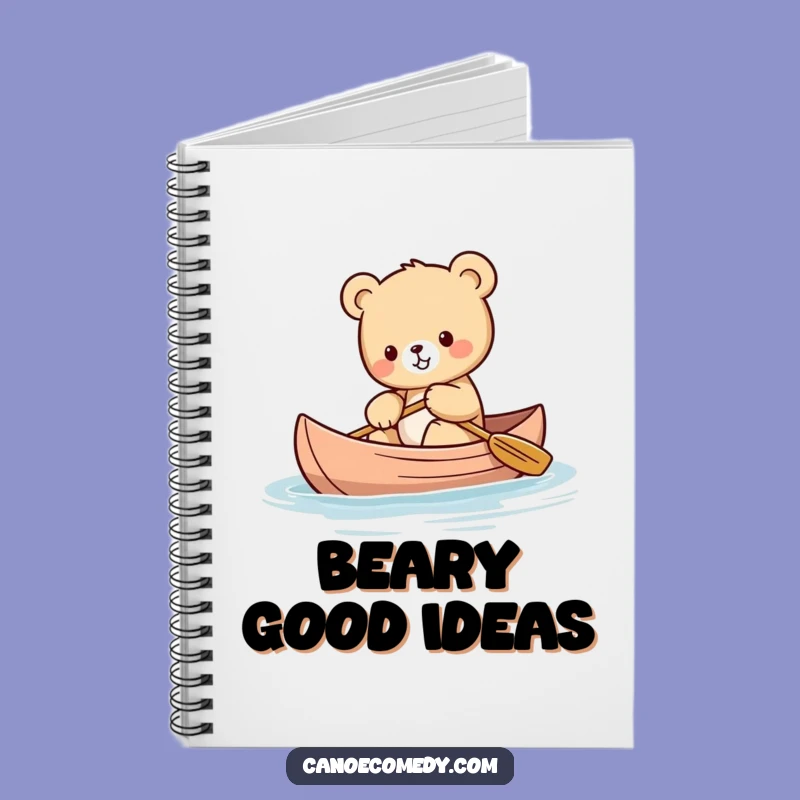 Funny Kawaii Bear Notebook - Adorable Journal, Perfect Gift