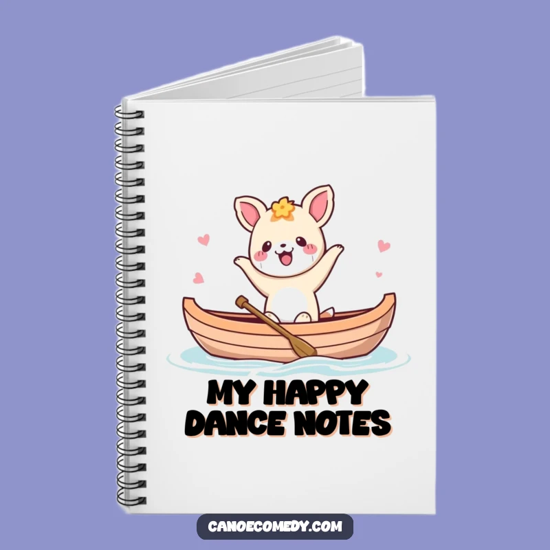 Funny Kawaii Canoe Dance Notebook: Kawaii Animal's Joyful Journal