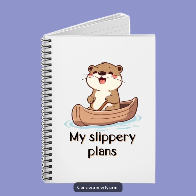 Funny Otter Canoe Adventure Notebook: Chart Your Exciting Course