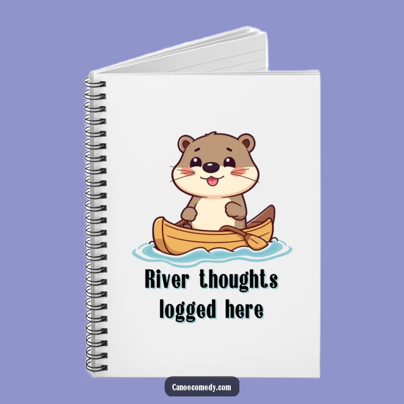 Funny Otter Canoe Notebook: Cute Kawaii Journal for Ideas, Perfect Funny Gift