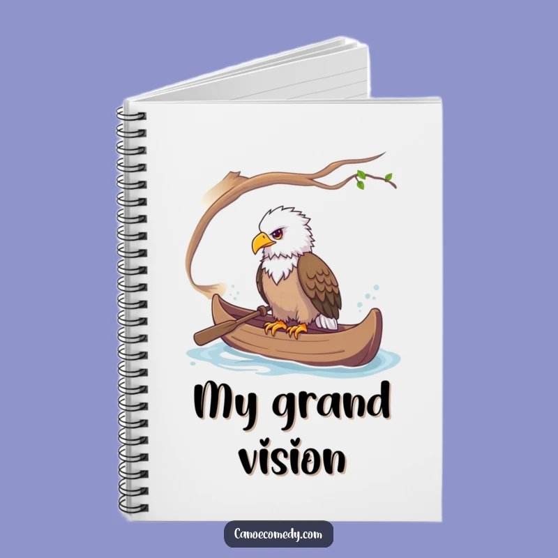 Funny Eagle Canoe Notebook: Record Your Observations with Humor, a Funny Gift