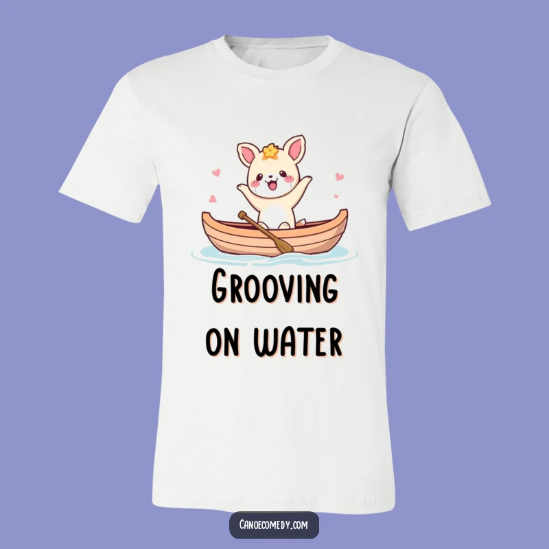 Funny Kawaii Canoe Dance T-Shirt: Happy Animal's Wacky Water Moves Tee Gift