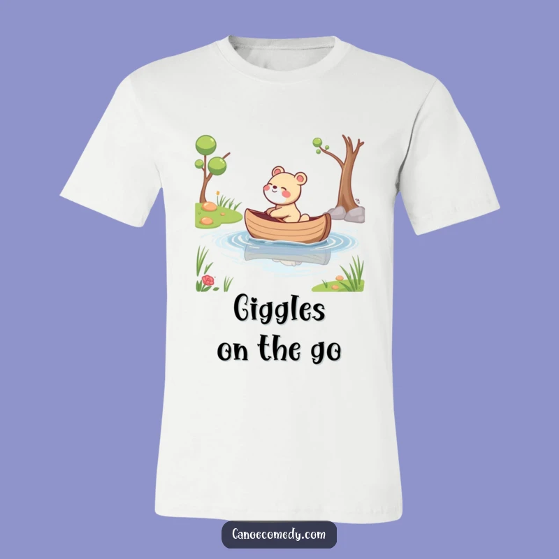 Funny Giggling Animal Stream T-Shirt: Chill Vibes Tee for Relaxed Souls