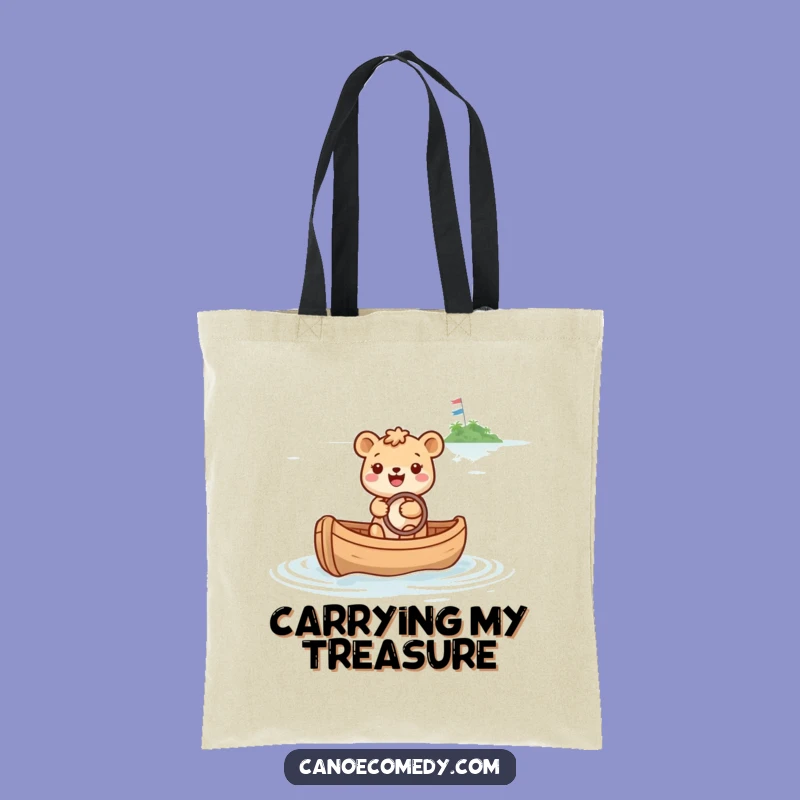 Funny Happy Animal Canoe Tote Bag: Carry Your Dreams in Style