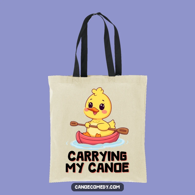 Funny Kawaii Duck Adventure Tote Bag - Chic & Adorable Accessory