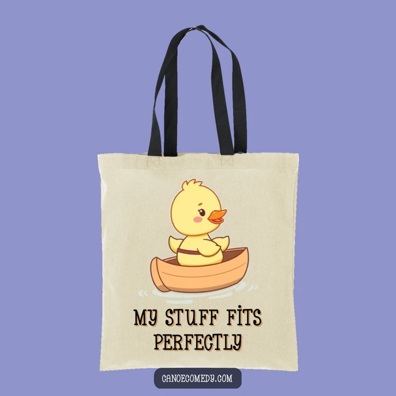Funny Duckling in Mini Canoe Tote Bag - Carry Your Joy Hilariously